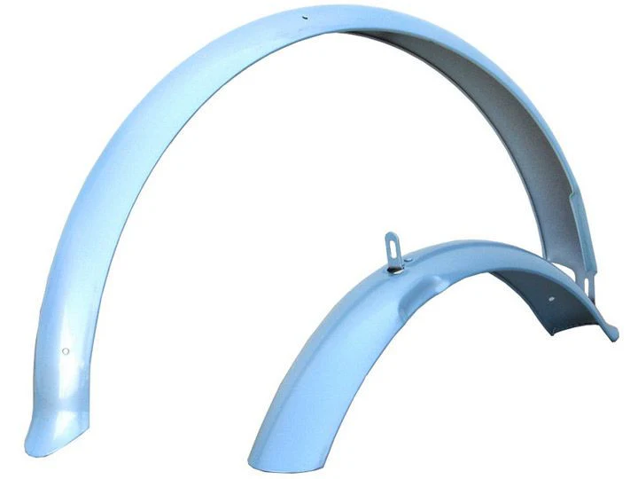 thumbnail image 2 of Classic Chrome Bicycle Fenders For 26-Inch Balloon Tire Bikes – Duck/Flared Tail Style 2 of 6