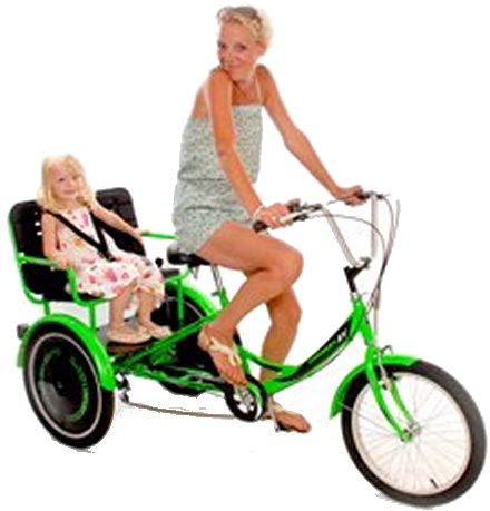 Bikehighway.com - Mission RV Child Transporter 6 Speed Tricycle