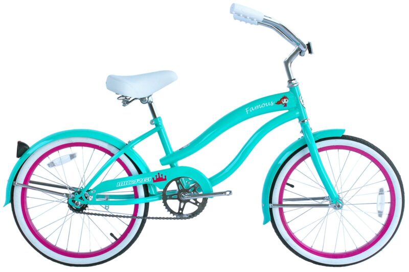 Bikehighway.com - Micargi Girl's Famous 20" Beach Cruiser