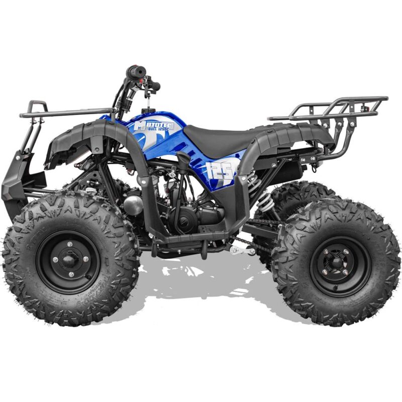 Bikehighway.com - MotoTec Bull 125cc 4-Stroke Kids Gas ATV Blue