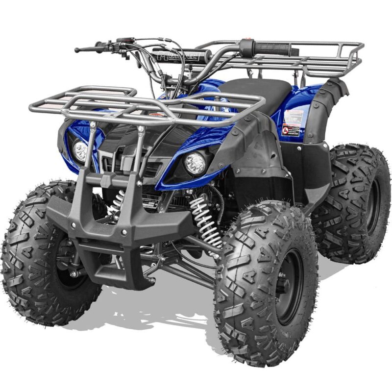 Bikehighway.com - MotoTec Bull 125cc 4-Stroke Kids Gas ATV Blue