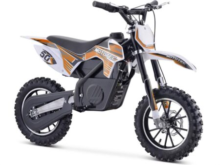 MotoTec 24v Electric Gazella Dirt Bike - Orange - 500w-0