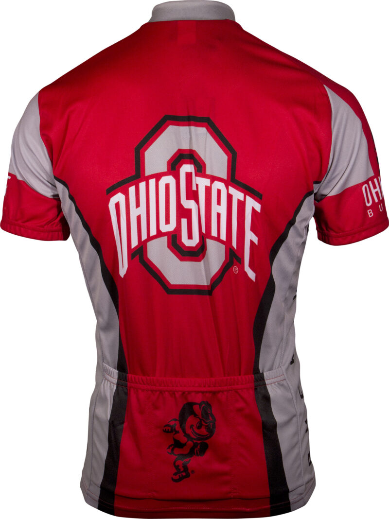 Bikehighway - Ohio State Buckeyes Cycling Jersey Back