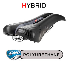 Bikehighway.com - Selle SMP Hybrid Saddle - Aisi Rails