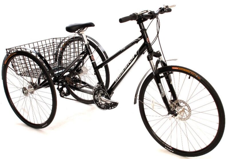 Bikehighway.com - Mission Tribrid Teen / Adult 21 Speed Suspension Step Thru Tricycle