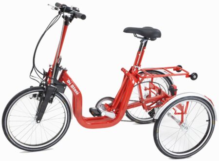 Bikehighway.com - Di Blasi R34 Folding 5 Speed Electric Italian Tricycle