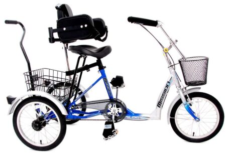 Bikehighway.com - Mission Trilogy 16" Single Speed Special Needs Adjustable Tricycle