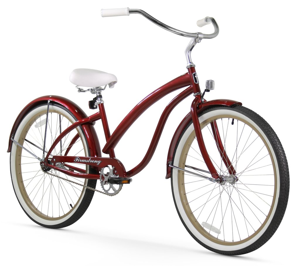 Bikehighway.com - Firmstrong 26" Women's Bella Fashionista 1 Speed Cruiser Bike