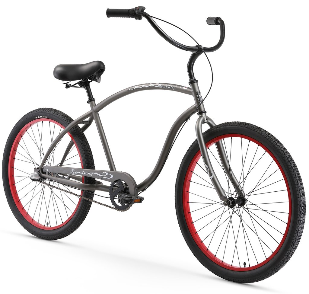 Bikehighway.com - Firmstrong Chief 26" 3 Speed Cruiser Bicycle