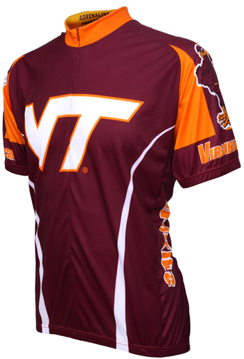 Bikehighway.com - Virginia Tech College Hokies Cycling Jersey