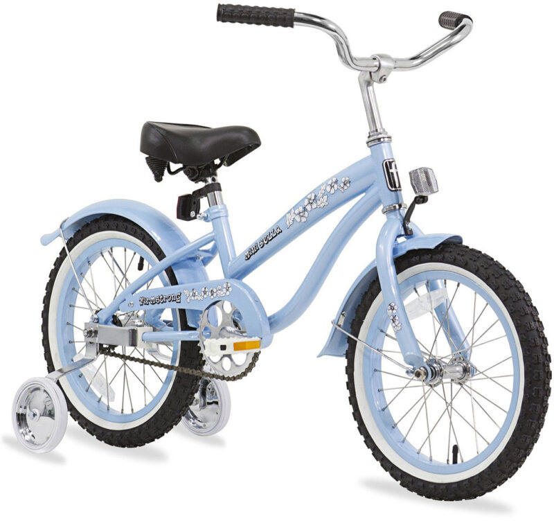 Bikehighway.com - Firmstrong 16" Bella Mini Classic Girls Cruiser Bicycle w/ Training Wheels