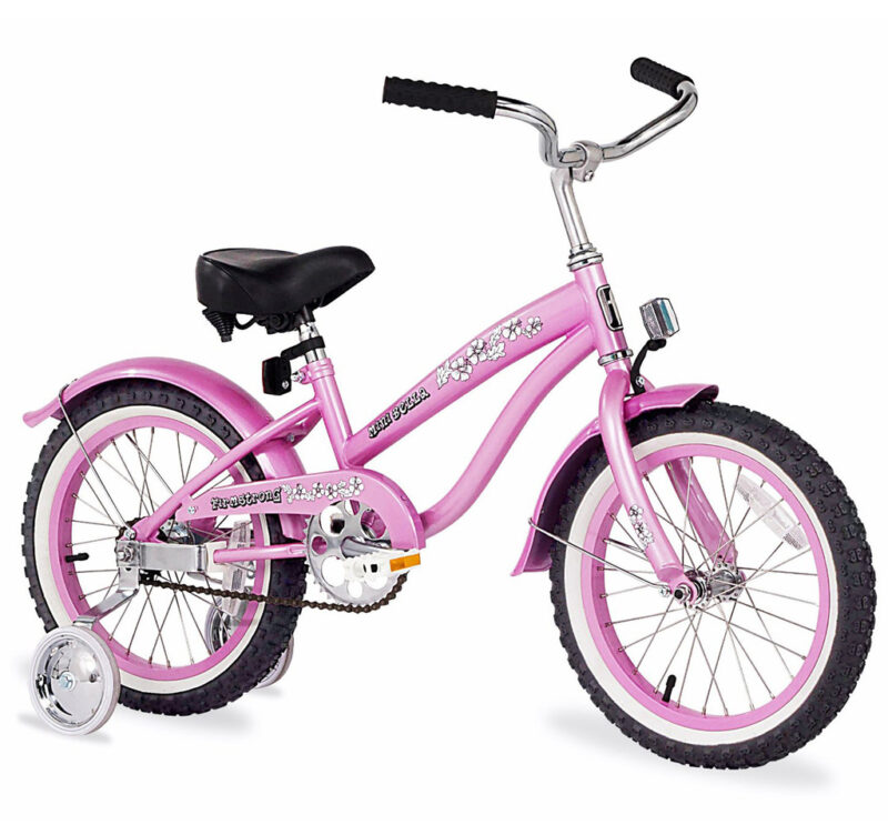 Bikehighway.com - Firmstrong 16" Bella Mini Classic Girls Cruiser Bicycle w/ Training Wheels