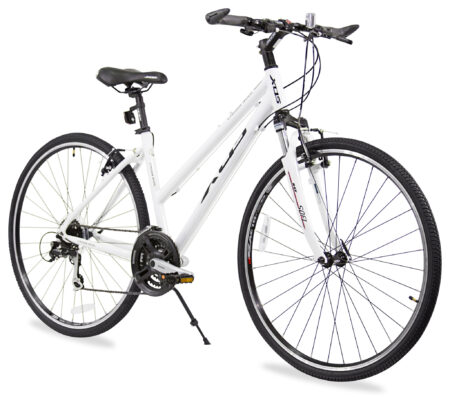 Bikehighway.com - XDS Women's Cross 300 24 Speed Hybrid Suspension Bicycle