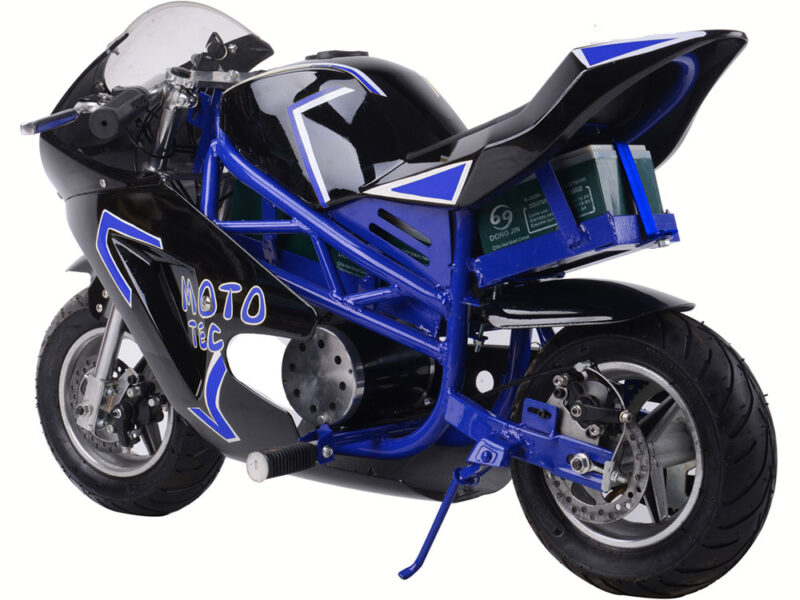 Bikehighway.com - MotoTec 36v 500w Electric Pocket Bike GT - Blue