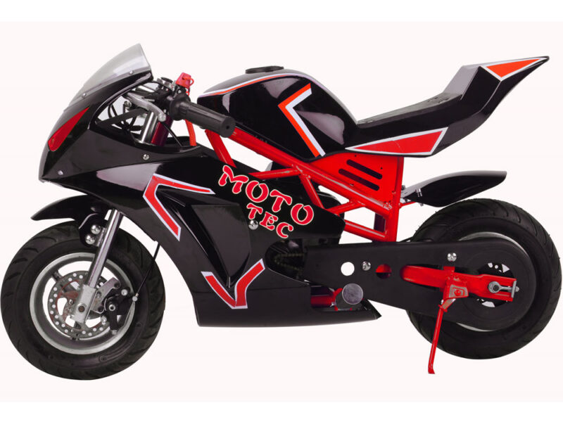 Bikehighway.com - MotoTec Gas Pocket Bike GT 49cc 2-Stroke Red