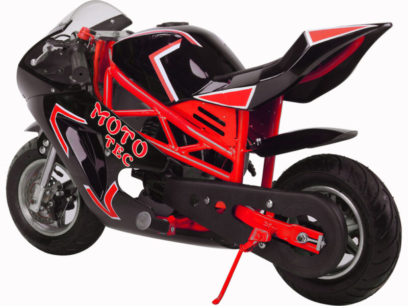 Bikehighway.com - MotoTec Gas Pocket Bike GT 49cc 2-Stroke Red