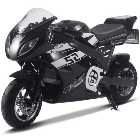 Bikehighway.com - MotoTec 1000w 48v Electric Superbike - Black