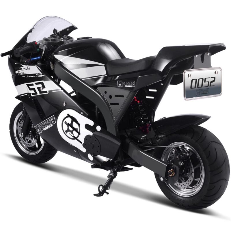 Bikehighway.com - MotoTec 1000w 48v Electric Superbike - Black