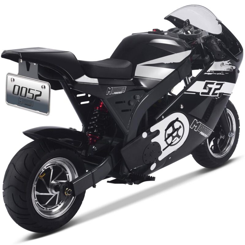 Bikehighway.com - MotoTec 1000w 48v Electric Superbike - Black