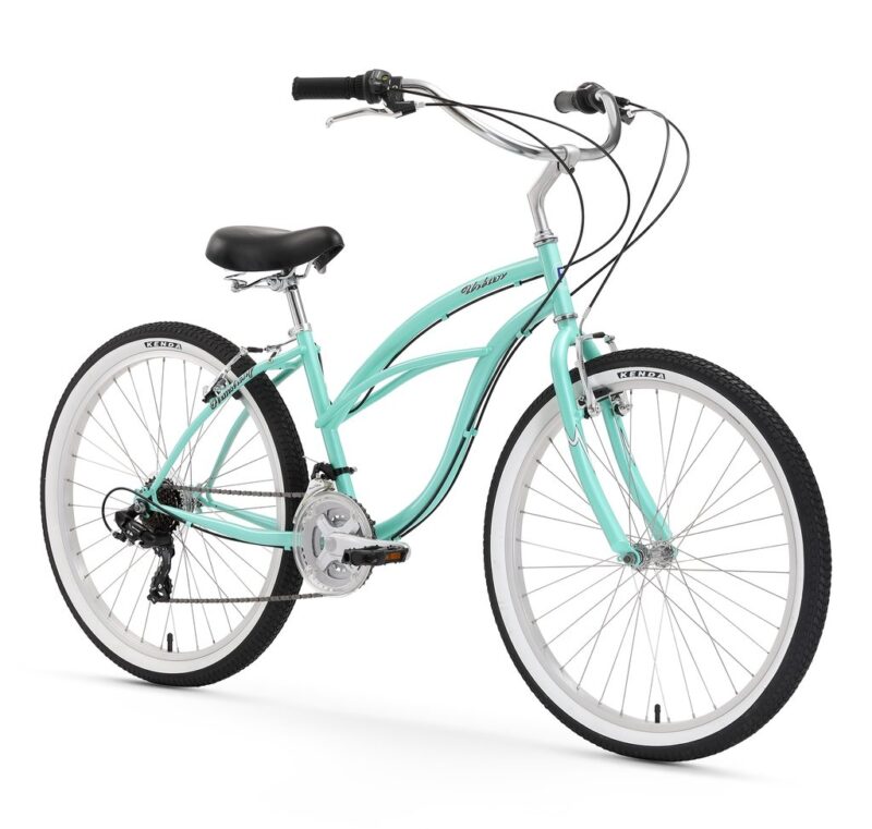 Bikehighway.com - Firmstrong Urban Womens 26" 21 Speed Beach Cruiser Bicycle