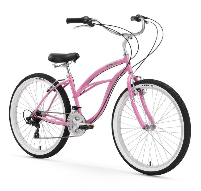 Bikehighway.com - Firmstrong Urban Womens 26" 21 Speed Beach Cruiser Bicycle