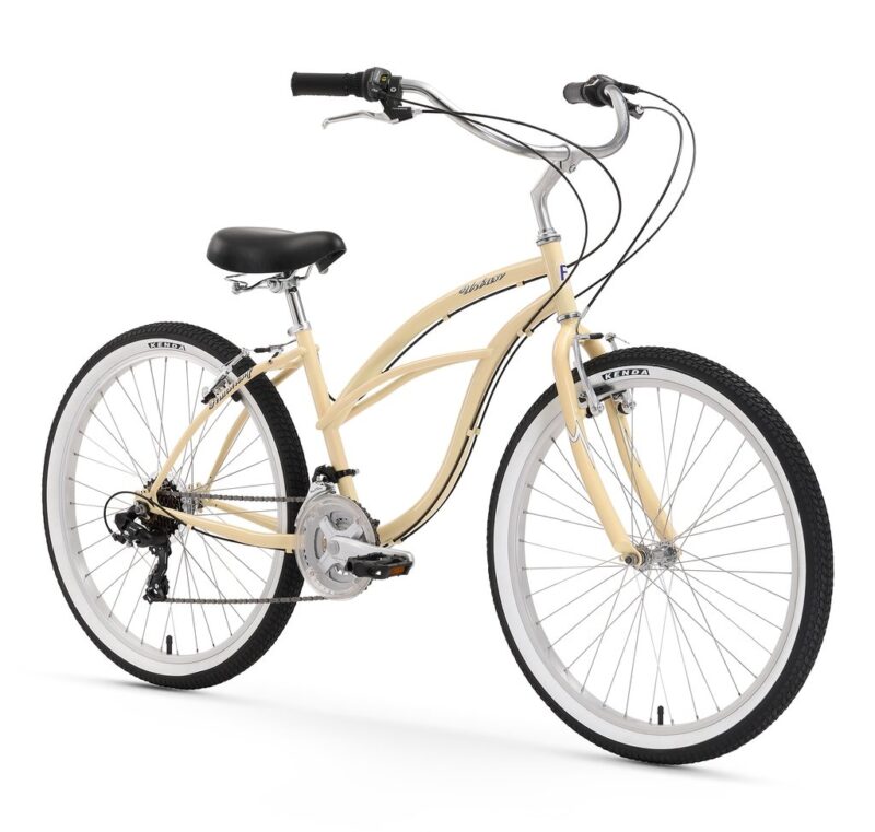 Bikehighway.com - Firmstrong Urban Womens 26" 21 Speed Beach Cruiser Bicycle