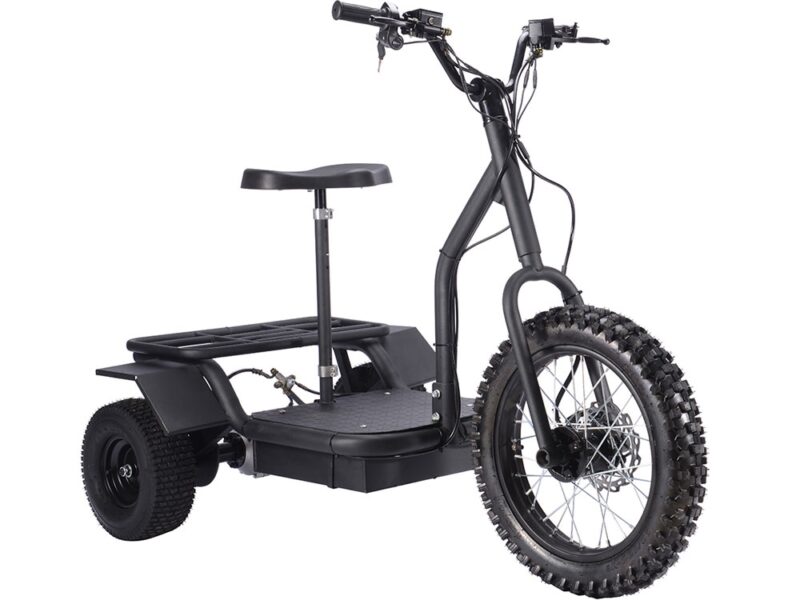 Bikehighway.com - MotoTec Electric Sit or Stand Trike Scooter - 48v - 1200w