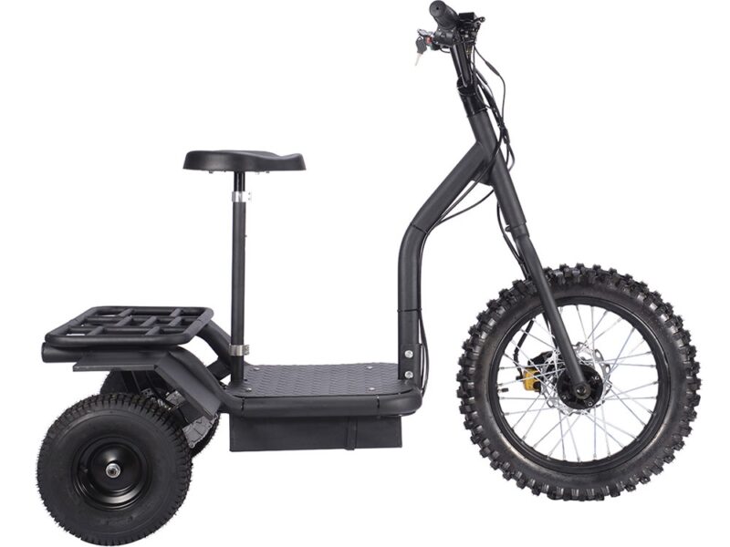 Bikehighway.com - MotoTec Electric Sit or Stand Trike Scooter - 48v - 1200w