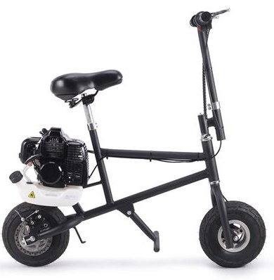 Bikehighway.com - MotoTec 49cc Gas Mini Bike - Black