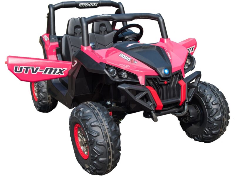 Bikehighway.com - Mini Moto UTV 4x4 12v Pink (2.4ghz Remote Control)