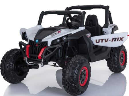 Bikehighway.com - Mini Moto UTV 4x4 12v White (2.4ghz Remote Control)