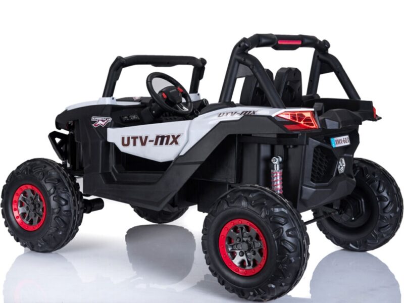 Bikehighway.com - Mini Moto UTV 4x4 12v White (2.4ghz Remote Control)