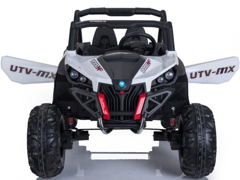 Bikehighway.com - Mini Moto UTV 4x4 12v White (2.4ghz Remote Control)