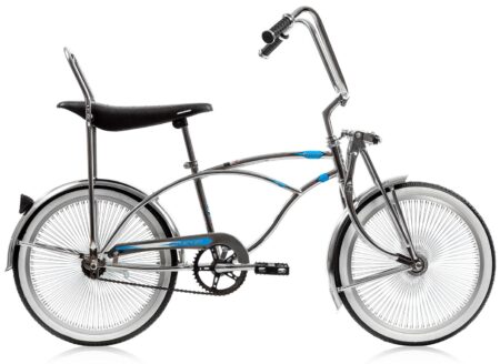 Bikehighway.com - Micargi Lowrider Prince Cruiser Boys 20" Bicycle - Chrome