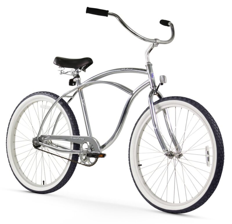 Firmstrong Men's 26" Steel Urban Single Speed Cruiser Bicycle - Chrome