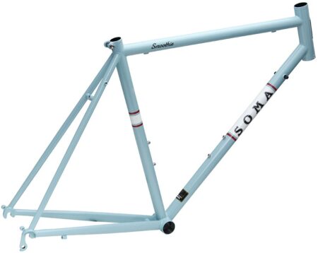 Soma Fabrications Smoothie Road Racing Frame - Baja Blue-0