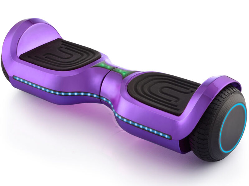 Bikehighway.com - MotoTec Hoverboard 24v 6.5" Wheel L17 Pro - Bluetooth - Purple