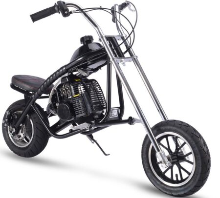 Bikehighway.com - MotoTec 49cc Gas Mini Chopper - Black