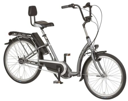 Bikehighway.com - P-TEC C2 Electric Assist Step Through 7 Speed Bicycle - 24"