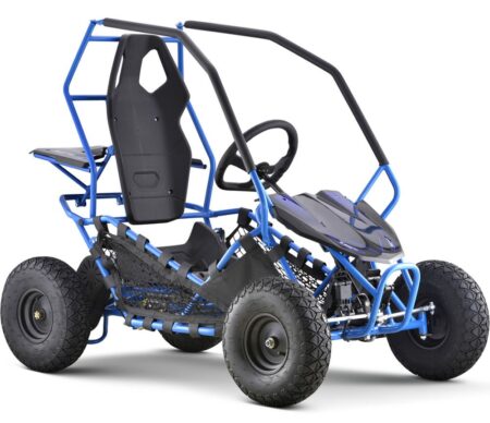 Bikehighway.com - MotoTec Maverick Electric Go Kart - 36v - 1000w - Blue