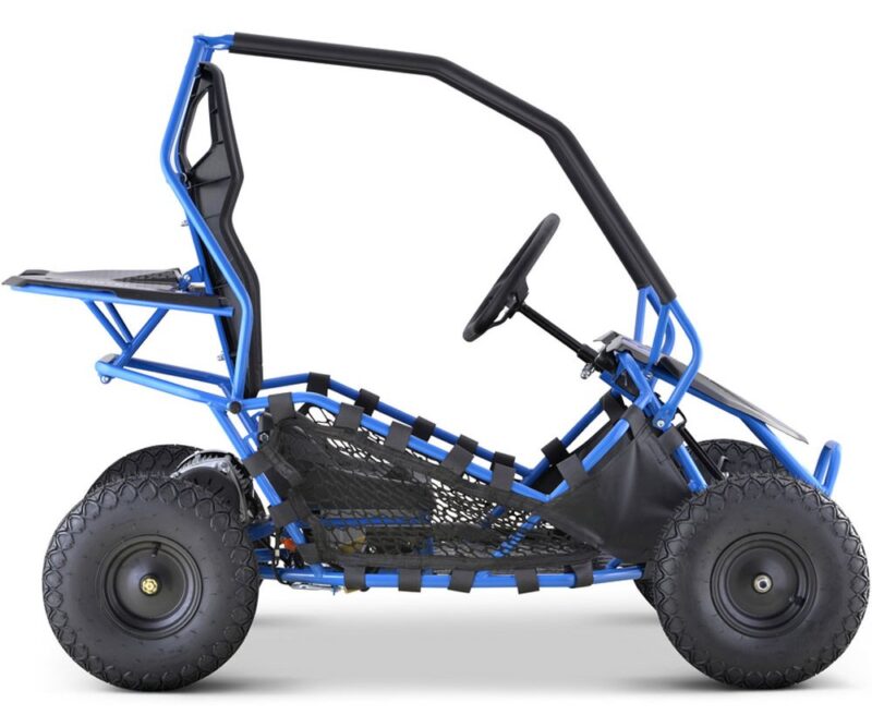 Bikehighway.com - MotoTec Maverick Electric Go Kart - 36v - 1000w - Blue