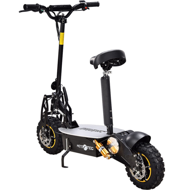 Bikehighway.com - MotoTec 2000W 48V Electric Scooter Black