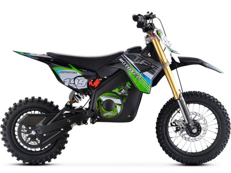 Bikehighway.com - MotoTec 36v 1000W Pro Electric Dirt Bike - Lithium - Green