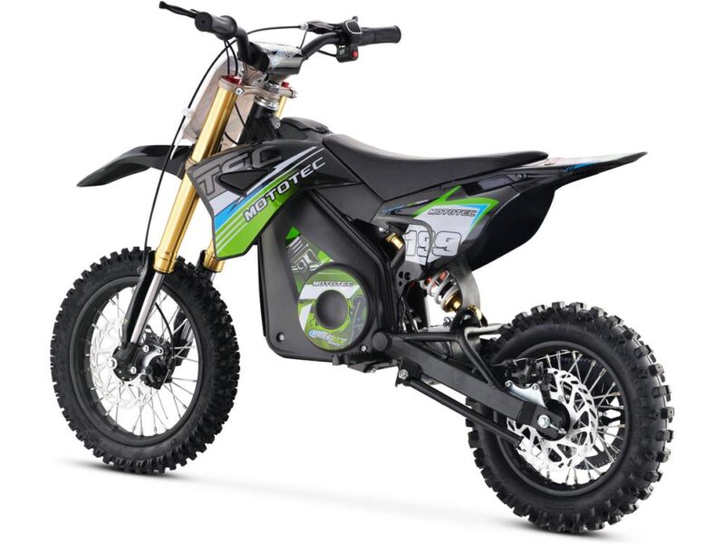 Bikehighway.com - MotoTec 36v 1000W Pro Electric Dirt Bike - Lithium - Green