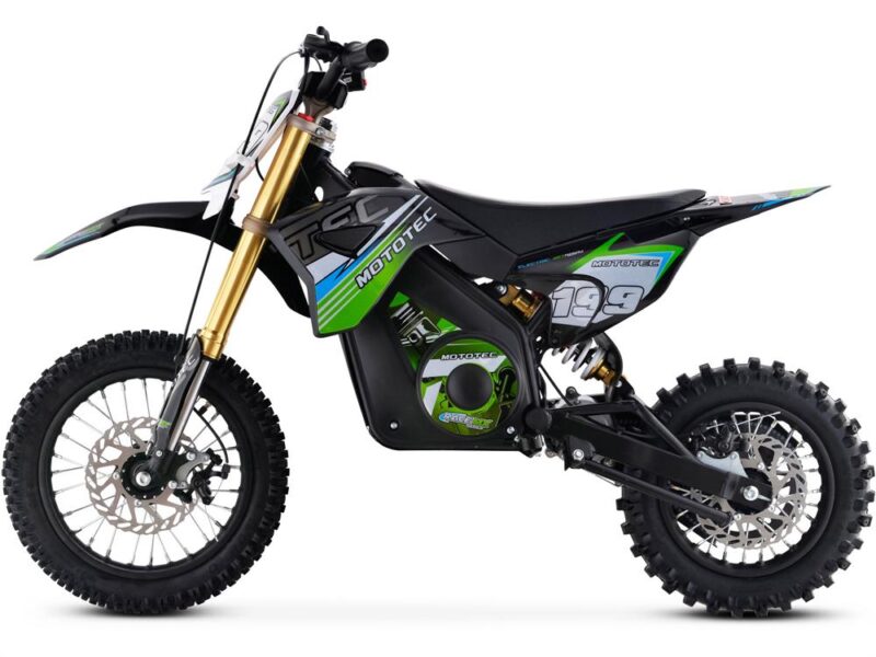 Bikehighway.com - MotoTec 36v 1000W Pro Electric Dirt Bike - Lithium - Green