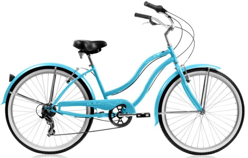 Bikehighway.com - Micargi 26″ Pantera Women’s Shimano Beach Cruiser - 7 Speed