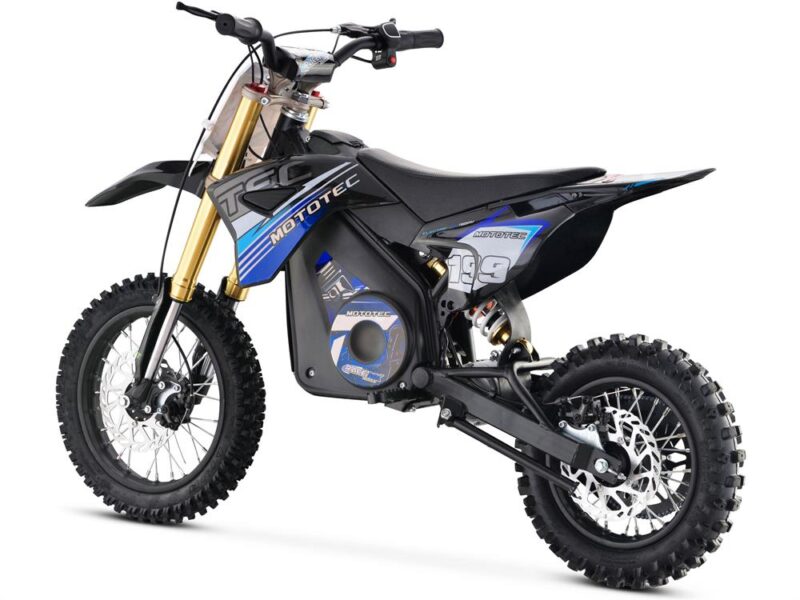 Bikehighway.com - MotoTec 36v 1000W Pro Electric Dirt Bike - Lithium - Blue