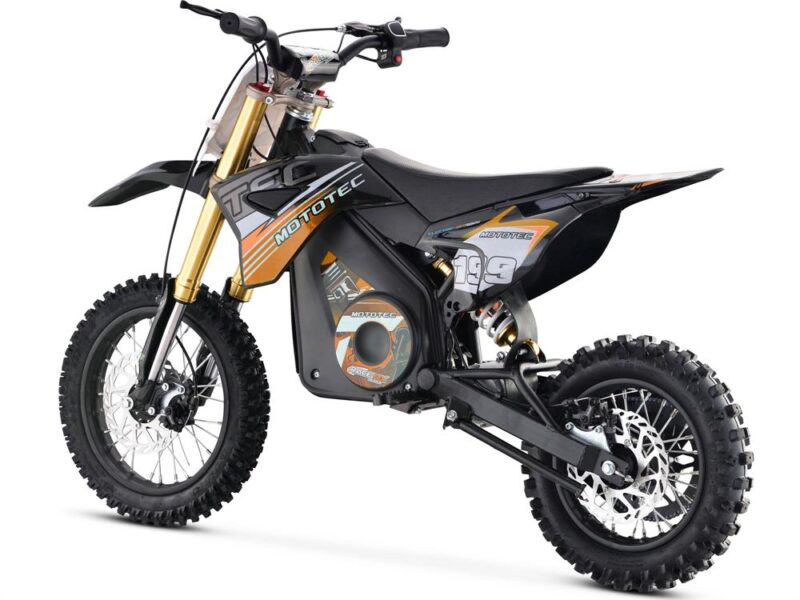 MotoTec 36v 1000W Pro Electric Dirt Bike - Lithium - Orange-3074884