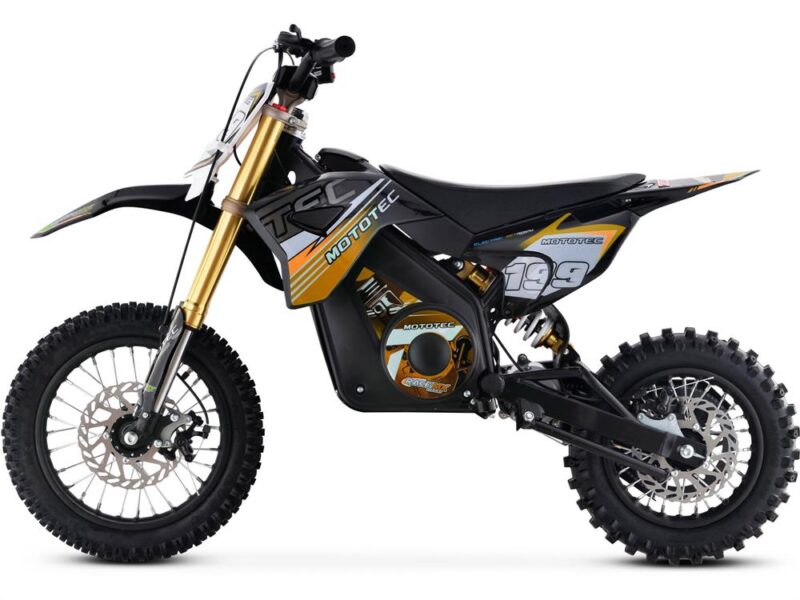 MotoTec 36v 1000W Pro Electric Dirt Bike - Lithium - Orange-3074885