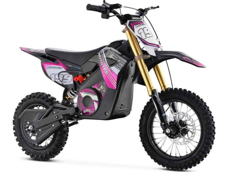 Bikehighway.com - MotoTec 36v 1000W Pro Electric Dirt Bike - Lithium - Pink